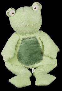 Pottery Barn Kids Frog Ribbit Chamois Plush Lovey